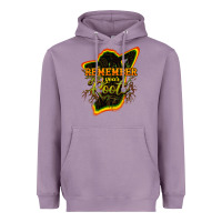 Lavender Remember your roots Heavyweight Hoodie - HowdyJamesFarm