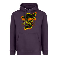 Plum Remember your roots Heavyweight Hoodie - HowdyJamesFarm