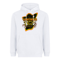 White Remember your roots Heavyweight Hoodie - HowdyJamesFarm