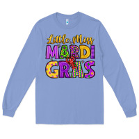 Colony Blue little miss mardi gras Long Sleeve Tee - LillyAllenDesigns
