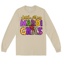 Little Miss Mardi Gras Long Sleeve Tee | Teevron