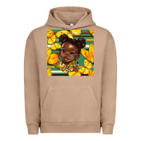 Pigment Burro juneteenth afro girl seamless pattern Urban Hoodie - BundleAndBundleShop