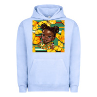 Pigment Grape Ice juneteenth afro girl seamless pattern Urban Hoodie - BundleAndBundleShop