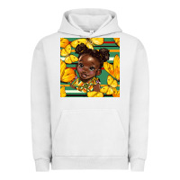 Pigment Lunar Rock juneteenth afro girl seamless pattern Urban Hoodie - BundleAndBundleShop