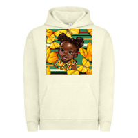 Pigment Pistachio juneteenth afro girl seamless pattern Urban Hoodie - BundleAndBundleShop