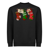 Christmas Socks With Santa Letter Heavyweight Sweatshirt | Teevron