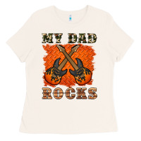 Bone my dad rock Ladies Tee - Artiststas