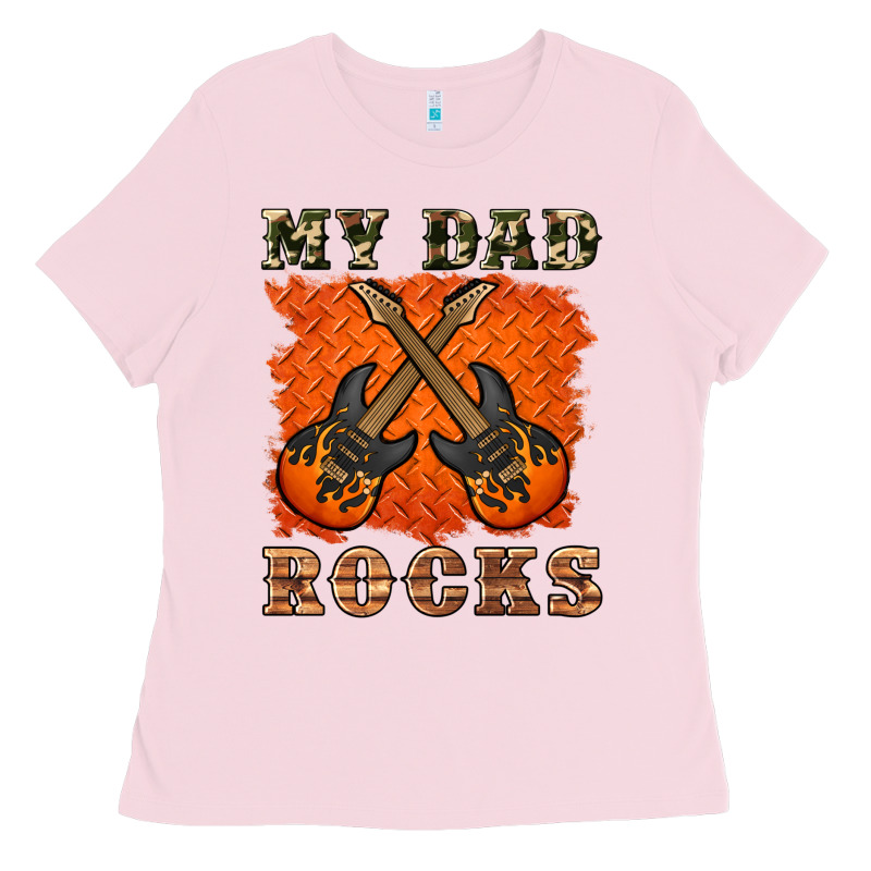 My Dad Rock Ladies Tee by Artiststas | Teevron