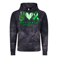 Cloud Black Peace love cure Gallbladder Cancer Vintage Hoodie - NancyCooperArtShop