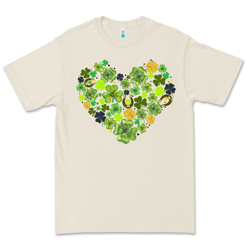Heart Shaped Clover Premium Tee by AdoDesignShop | Teevron