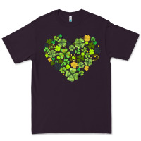 Plum heart shaped clover Premium Tee - AdoDesignShop