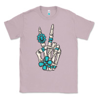 Lilac turquoise gemstone skeleton hand Classic Tee - MaliasSmallBusiness