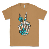 Toasted Coconut turquoise gemstone skeleton hand Classic Tee - MaliasSmallBusiness