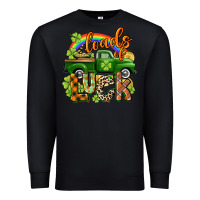 Black Loads of luck Premium Sweatshirt - CowGirlArtShop