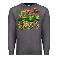 Charcoal Heather Loads of luck Premium Sweatshirt - CowGirlArtShop