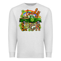 Oatmeal Heather Loads of luck Premium Sweatshirt - CowGirlArtShop