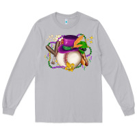 Moon Dust mardi gras baseball Long Sleeve Tee - LillyAllenDesigns