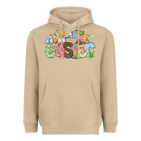 Mushroom Happy Easter Easter Day Heavyweight Hoodie - CowGirlArtShop