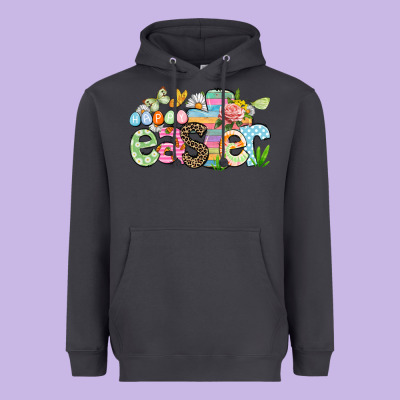 Happy Easter Easter Day Heavyweight Hoodie Designed By Cowgirlartshop