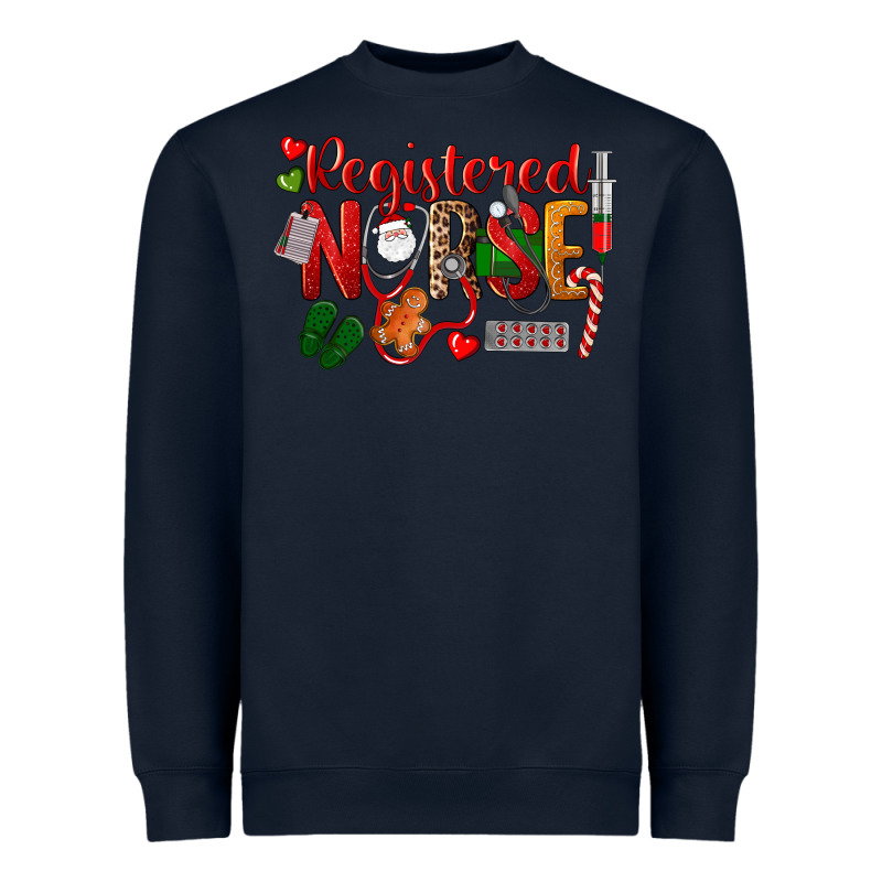 Registered Nurse Christmas Heavyweight Sweatshirt by LillyAllenDesigns | Teevron
