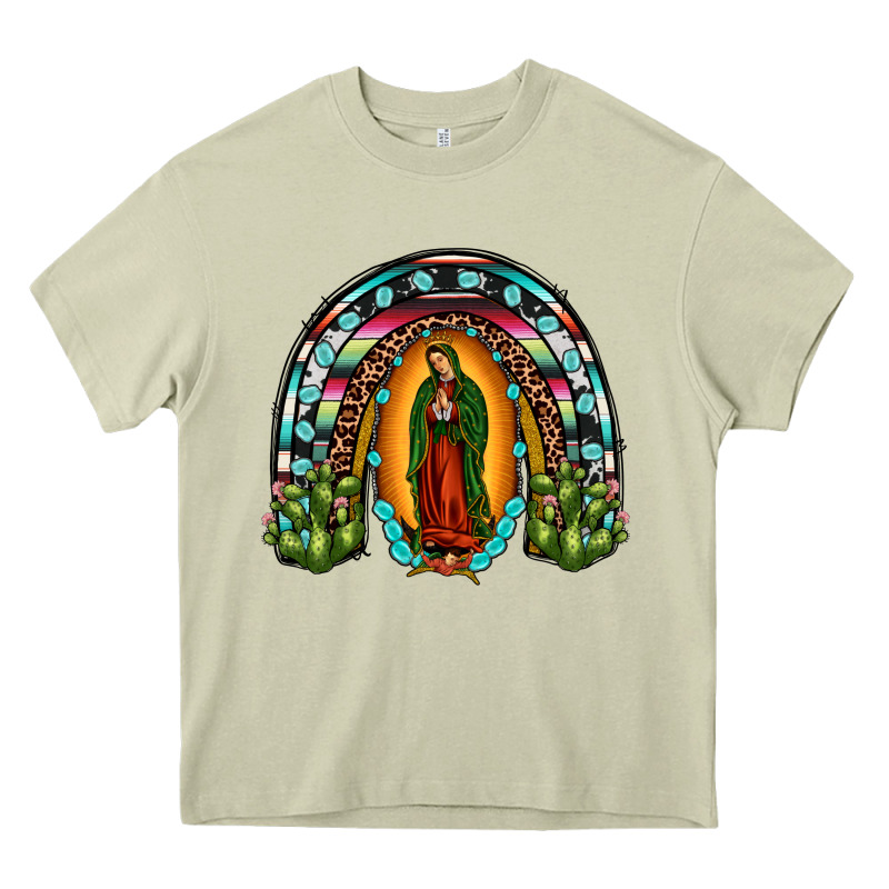 Our Lady Of Guadalupe Rainbow Heavy Core Tee by JahusDesignShop | Teevron