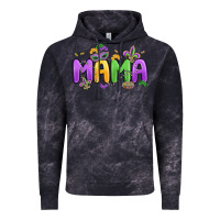 Cloud Black mardi gras mama Vintage Hoodie - MaliasSmallBusiness