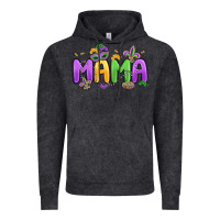 Vintage Black mardi gras mama Vintage Hoodie - MaliasSmallBusiness