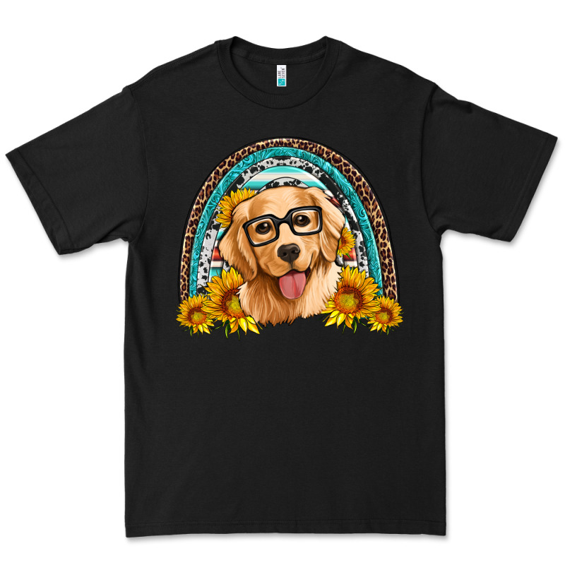 Golden Retriever Rainbow Premium Tee by Artiststas | Teevron