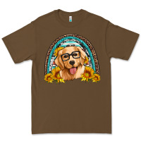 Cacao golden retriever rainbow Premium Tee - Artiststas