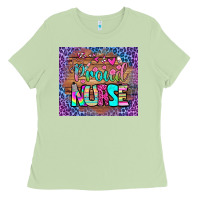 Matcha proud nurse tumbler Ladies Tee - BundleAndBundleShop