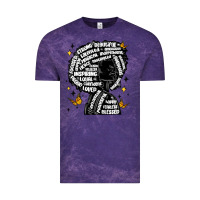 Cloud Purple black woman quotes Vintage Tee - MaliasSmallBusiness