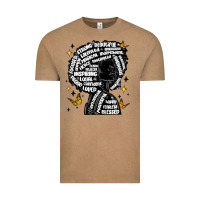 Vintage Coffee black woman quotes Vintage Tee - MaliasSmallBusiness