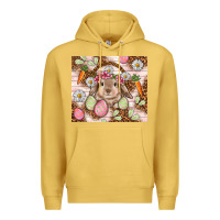 Antique Gold Easter Bunny tumbler Easter Day Premium Hoodie - HowdyJamesFarm