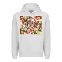 Dove Grey Easter Bunny tumbler Easter Day Premium Hoodie - HowdyJamesFarm