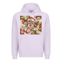 Lilac Easter Bunny tumbler Easter Day Premium Hoodie - HowdyJamesFarm