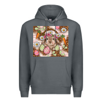 Rock Easter Bunny tumbler Easter Day Premium Hoodie - HowdyJamesFarm