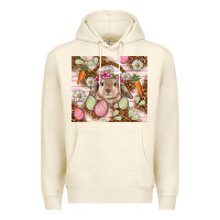 Sandshell Easter Bunny tumbler Easter Day Premium Hoodie - HowdyJamesFarm
