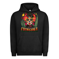 Pigment Black chingona sugar skull Urban Hoodie - BundleAndBundleShop
