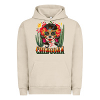 Pigment French Oak chingona sugar skull Urban Hoodie - BundleAndBundleShop