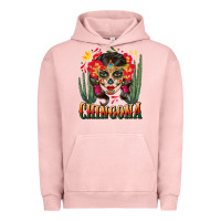 Pigment Salmon chingona sugar skull Urban Hoodie - BundleAndBundleShop