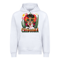 White chingona sugar skull Urban Hoodie - BundleAndBundleShop