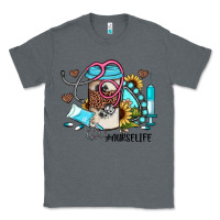 Charcoal Heather nurse life western sunflower gemstone nurse Classic Tee - JahusDesignShop