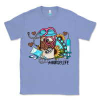 Colony Blue nurse life western sunflower gemstone nurse Classic Tee - JahusDesignShop
