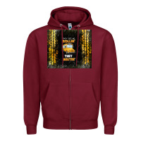 Burgundy they see me rollin' they waitin' school bus Zipper Hoodie - TumblerDesignByShophia