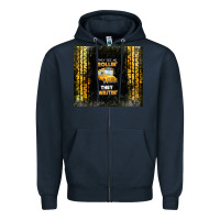Navy they see me rollin' they waitin' school bus Zipper Hoodie - TumblerDesignByShophia