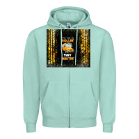 Seafoam they see me rollin' they waitin' school bus Zipper Hoodie - TumblerDesignByShophia