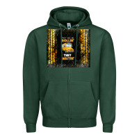 Sports Green they see me rollin' they waitin' school bus Zipper Hoodie - TumblerDesignByShophia