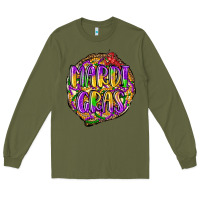 Army Green mardi gras Long Sleeve Tee - LillyAllenDesigns
