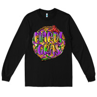 Black mardi gras Long Sleeve Tee - LillyAllenDesigns