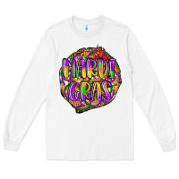 White mardi gras Long Sleeve Tee - LillyAllenDesigns